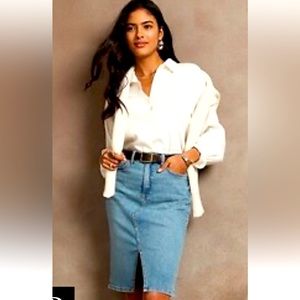 Banana Republic DENIM PENCIL SKIRT